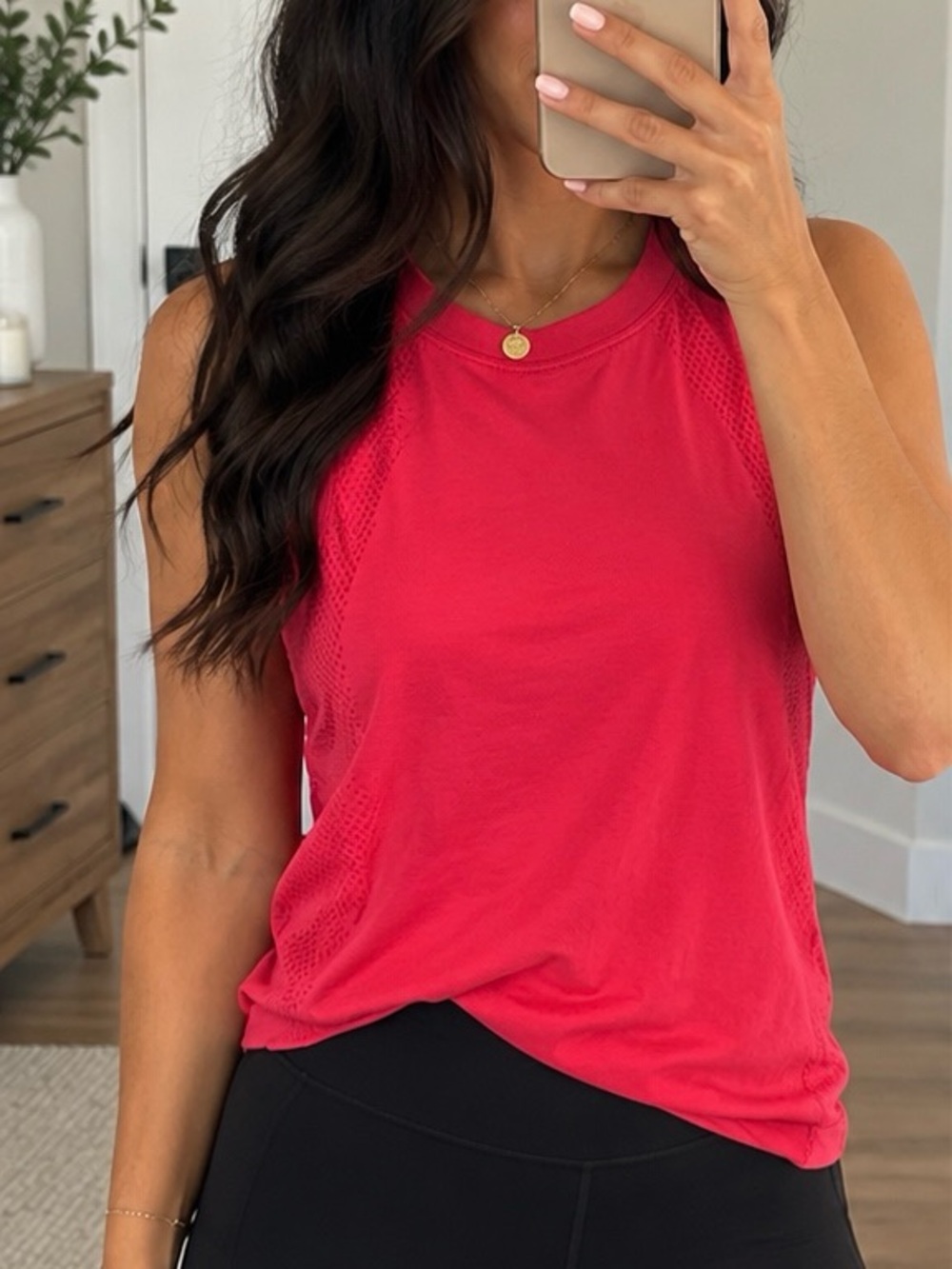 Spyder Women's Sleeveless Athletic Tank Top in Bright Red